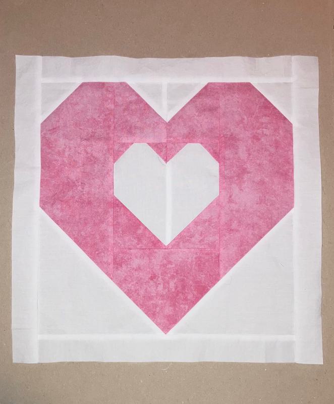 Finished custom sewing craft project layout.