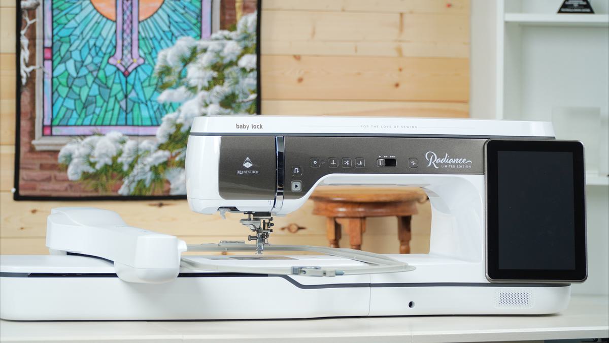 Radiance Limited Edition sewing and embroidery machine.