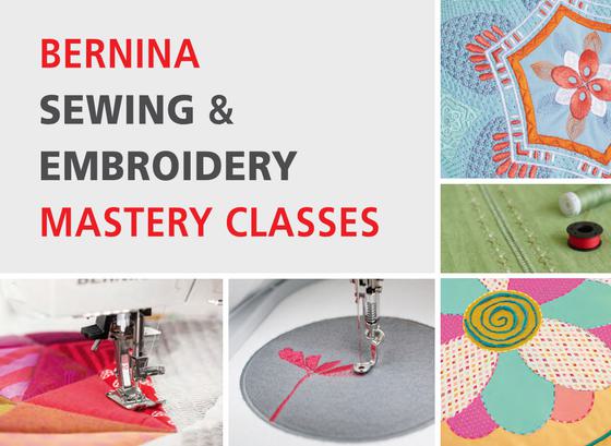 Official Bernina sewing machine operations mastery class series.