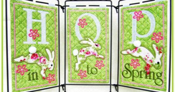 Hop In To Spring Table Top Display