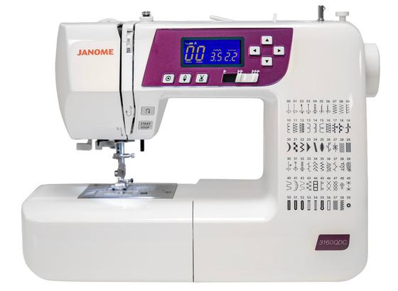 Janome 3160QDC-G electronic sewing machine.