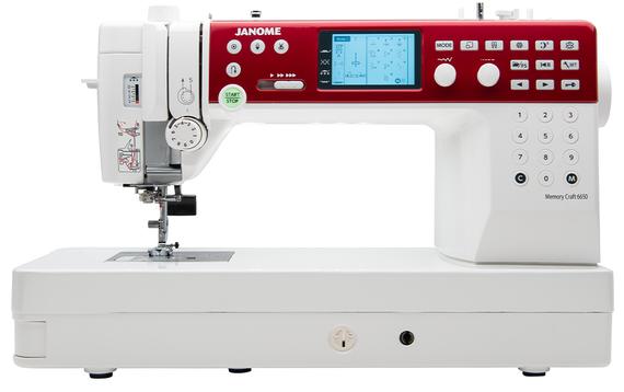 Janome Memory Craft 6650 professional high speed heavy duty quilting sewing machine.