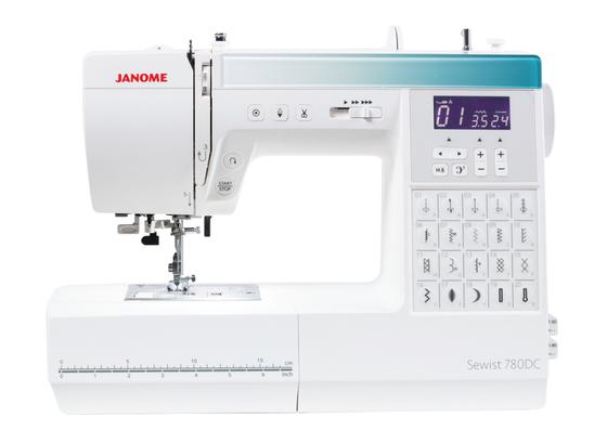Bernina 780 luxury high performance sewing quilting and embroidery system layout.