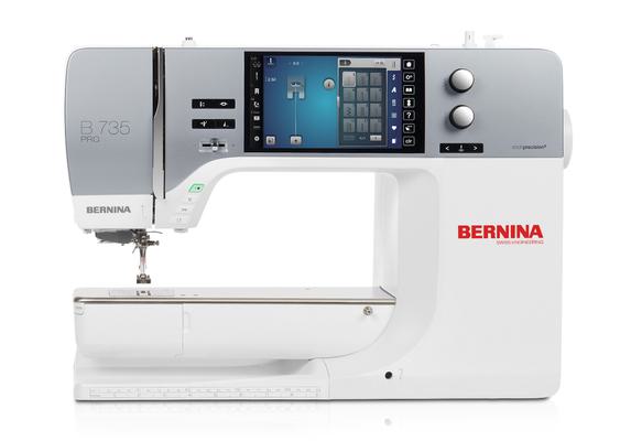 Bernina 735 SE sewing machine set against a clean white background.