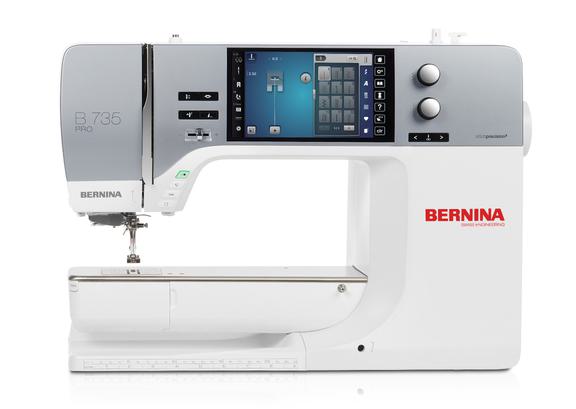 Bernina 735 SE sewing machine set against a clean white background.