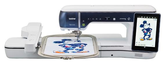 Eversewn Sparrow X Next Generation integrated smart device controlled embroidery machine.