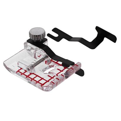 Janome narrow funneled fabric folder rolled hemmer presser foot replacement accessory part.