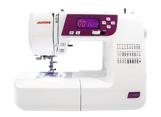 Janome multi-segment superior feed system straight-stitch needle throat plate template.
