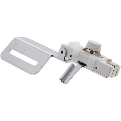 Janome dual-groove cording and piping channel insertion presser foot replacement part.