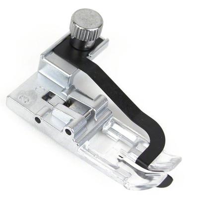 Janome standard left-right narrow slider zipper installation helper presser foot model.
