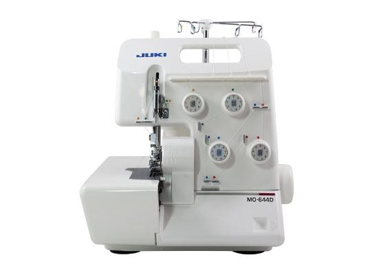 Juki MO-644D portable 2-3-4 thread serger overlock machine isolated on a white background.