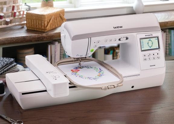 Brother Innov-is NQ3550W combination sewing and embroidery machine.